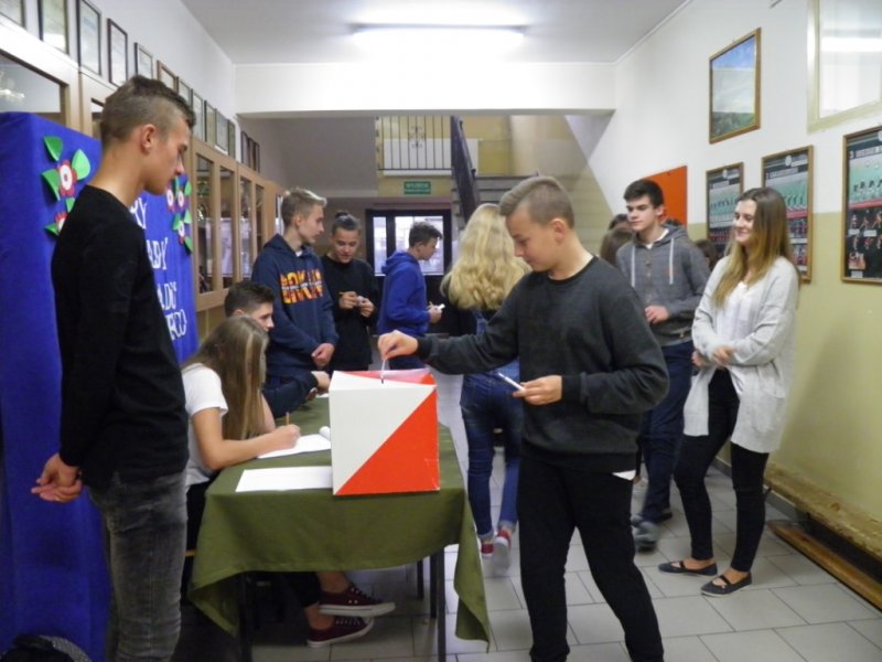 Wybory do rady samorządu uczniowskiego